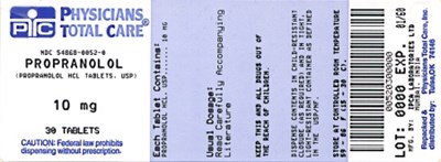 image of 10 mg package label - 10mg package label
